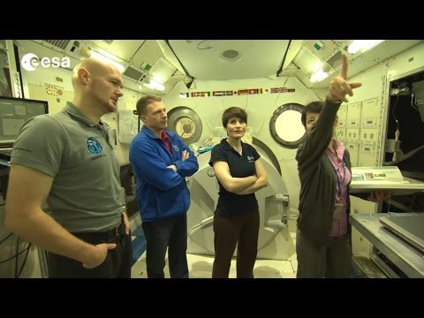 ESA astronauts training in Japan