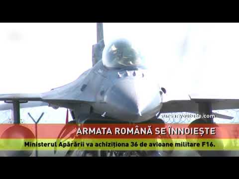 Avioane de luptă F16, în dotarea Armatei Române