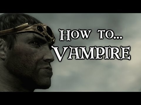 how to i become a vampire in skyrim