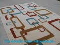Mid-Century Modern Area Rug - Custom made 6x9