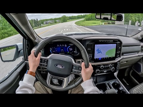2024 Ford F-150 Powerboost Platinum - POV First Drive (Binaural Audio)