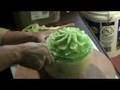 honey dew melon star fruit carving