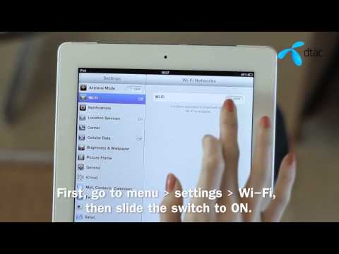 The new iPad - การเปิด-ปิด Wi-Fi