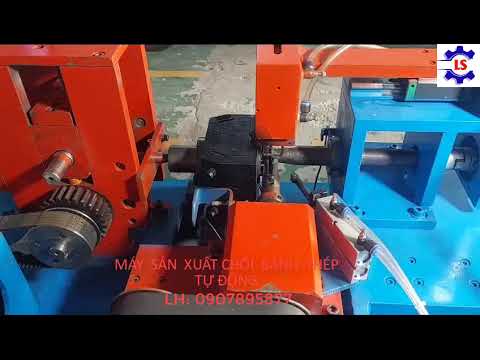 MÁY LÀM CHỔI BÁNH THÉP XOẮN NÚT TỰ ĐỘNG 