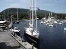 \"Too Elusive\" docks in Camden, Maine \"Too Elusive\" docks in Camden, Maine