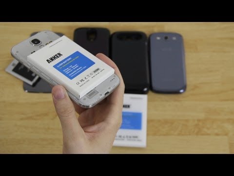 Samsung Galaxy S3 (7200mAh) and Galaxy S4 (7800mAh) Anker Extended Battery Unboxing!