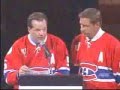 Cérémonie du retrait du chandail de Bernard Geoffrion