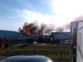 Firey Crash Between Semi's - November 1, 2010, I-65 Lebanon, Indiana.