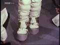James Burke demonstrates the Luna EVA suit