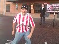 Mackem Mover ready for Soccer AM dance-off v Geordie Dancer
