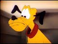 Pluto admires the birds singing marvellously and wants to sing along with them. He's trying to do his best as well but there's no hope, he's a tone-deaf...