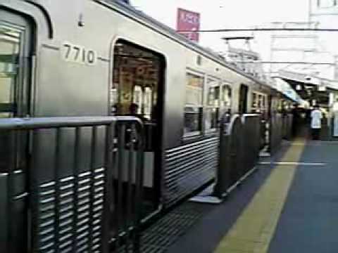 Train in Tokyo,Japan (Tokyu Ikegami Line)