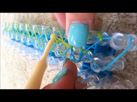 how to attach c clip to rainbow loom