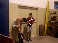 jaja aki un video de dino y martin haciendo kambio de pants antes del intra en el gym
ense�ando todo en frente de las porristas