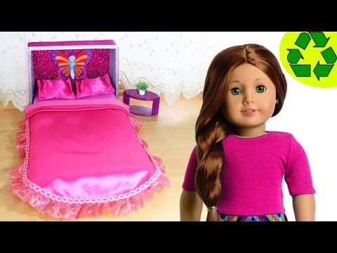 how to make a 18 inch doll bed