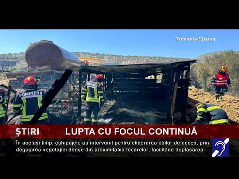 Lupta cu focul continuă