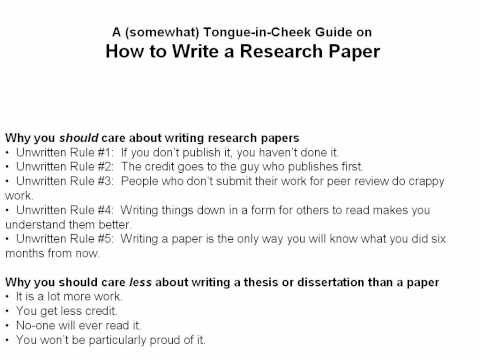 how to read research papers