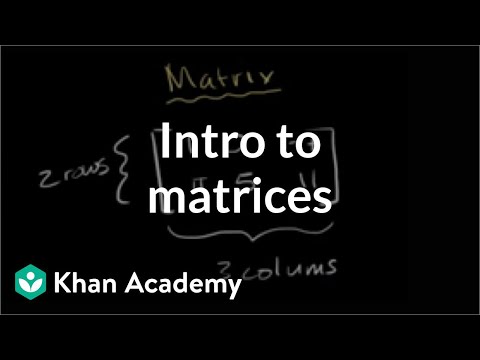 Algebra: Matrices