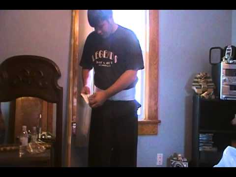 how to properly tie a kung fu sash