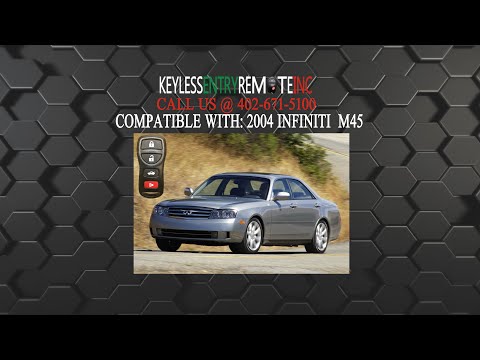 How To Replace Infiniti M45 Key Fob Battery 2004