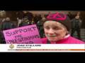 Protesters speak out against Gaza raids 29 Dec 08