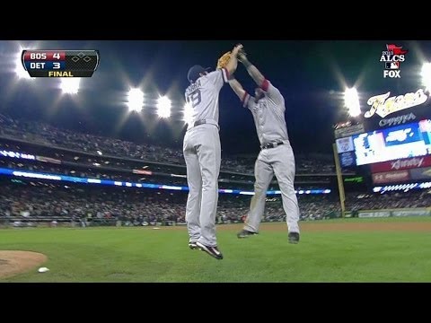 Video: Uehara gets popup to secure five-out save