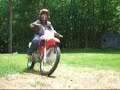 Wheelies on a CRF 100