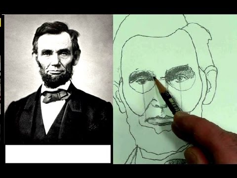 how to draw abraham lincoln