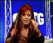 Silvana Grasso con la sega