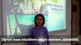Dürüst İnsanlar Nasıl Olur? Çocuklarımdan VİDEO