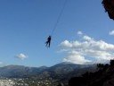 KING SWING Rock climbing Malia Crete Greece KING SWING Rock climbing Malia Crete Greece