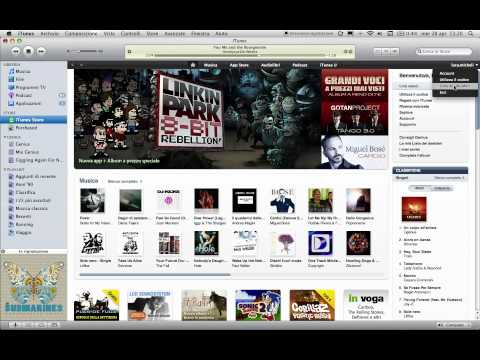 Presentazione del player iTunes - Mac OSX Presentazione del player iTunes - Mac OSX