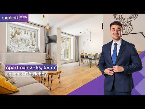 Video Prodej apartmánu 2+kk 58 m², Jeseník - Dětřichov