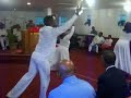 church anniversary. (from left) lisa d'jai and courtney (power up & go dance team)