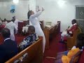 church anniversary. (from left) lisa d'jai and courtney (power up & go dance team)