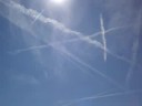 Chemtrail over Geneva