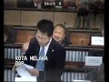Jeff Ooi speaks on nuclear issues in Parliament.