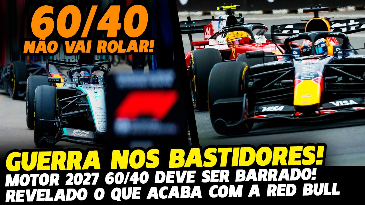 🚨DEU RUIM! REDUÇÃO DRÁSTICA DO MOTOR ELÉTRICO NÃO DEVE ROLAR E RED BULL LUTA COM PESO | FÓRMULA 1