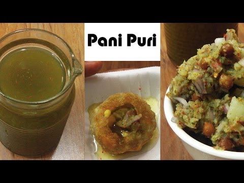 Pani and Filling For Pani Puri - Calcutta Style | Indian Street Food