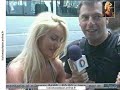 la modelo /vedette argentina luciana salazar, reina del festival vi�a del mar 2005.