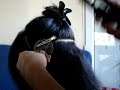 pose extension de cheveux � chaud