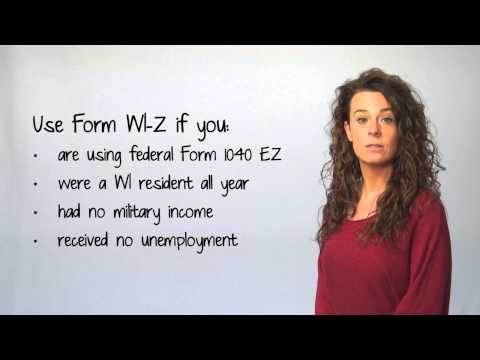 how to fill out wi-z tax form
