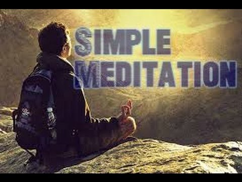 how to meditate simple