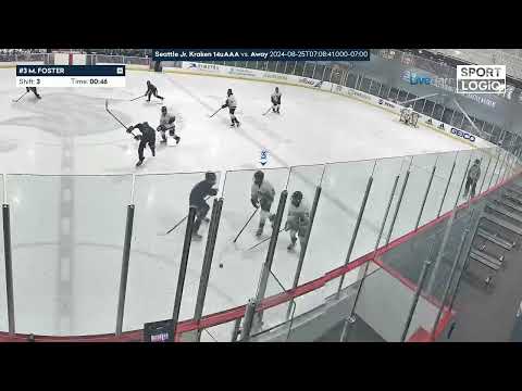 Murphy Foster #3 Game Shifts 8/25/24 Seattle Jr. Kraken 14uAAA Vs. Santa Clarita Flyers 14uAA