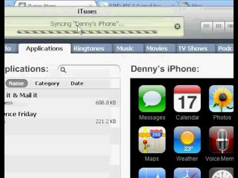 how to sync avi to iphone