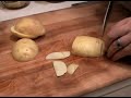 Vichyssoise Recipe: Cold Potato & Leek Soup : Slice Potatoes for Vichyssoise Soup