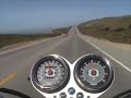 santa cruz to san gregorio   triumph bonneville