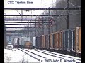 CSX Q301 at CP Wood February 27 2003