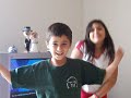 Haya and Faisal dancing to hip hop songs