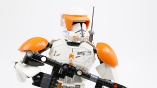 LEGO Star Wars Commander Cody (Timelapse & Review) - Set 75108